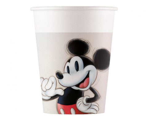 vienkartiniai puodeliai mikimauzas mickey mouse