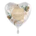 vestuvės vestuvių balionas balionai su lietuvišku užrašu balta širdelė
