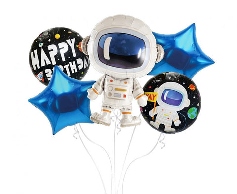balionai kosmoso tema gimtadienis gimtadieniui kosmonautas kosmosas