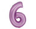 Matiniai violetiniai foliniai helio balionai skaičiai 0 1 2 3 4 5 6 7 8 9