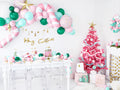 Folinis balionas "Kalėdinis rožinis saldainis"