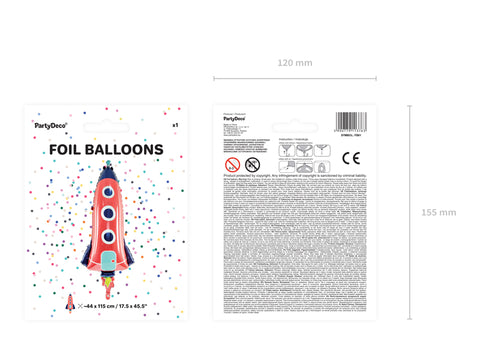 balionas balionai raketa gimtadienis kosmoso tema