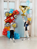 folinis helio balionas mašina