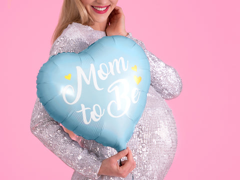 helio balionas balionai būsima mama baby shower gender reveal