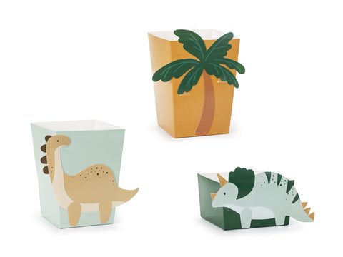 skanėstų dėžutės popkornų dėžutės dinozaurų tema