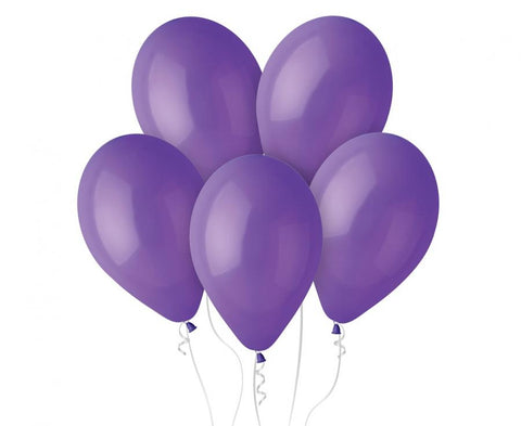 pigūs balionai šventėms lateksiniai balionai violetiniai vienspalviai balionai dideli maži
