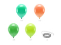 balionas balionai balionų girlianda dekoracija žalia