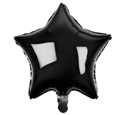 folinis balionas balionai gimtadieniui šventei juoda žvaigždė