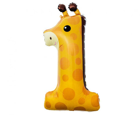 balionas skaičius 1 vienas žirafa