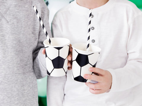 Vienkartiniai puodeliai "Futbolas"