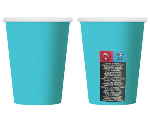 Vienkartiniai puodeliai (šviesi mėlyna)