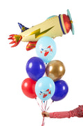 balionų rinkinys helio balionai lėktuvai lėktuvėliai