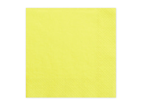 servetėlės geltonos