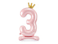 balionai balionas pastatomas skaičius su karūna gimtadienis