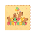 Popierinės servetėlės „Kapibara – Capy Birthday“, 10 vnt., 16,5 × 16,5 cm

Geltonos kapibarų gimtadienio servetėlės su spalvingais balionais