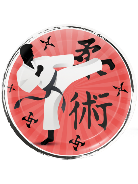 Karate Party popierinės lėkštės 23 cm
Karatė popierinės lėkštės vaikų gimtadieniui
Didelės karatė tematikos lėkštės 23 cm
Popierinės lėkštės kovos menų gimtadieniui
Karate Party gimtadienio lėkštės 8 vnt.