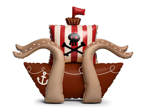 Pastatomas folinis balionas „Piratų laivas“, 120 × 91 cm