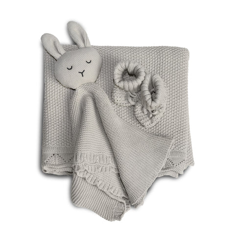 megztas zuikis mikdukas kūdikiui žaislas dovana dovanų rinkinys pledas pledukas kojinytės
