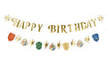 Gimtadienio girlianda „Haris Poteris – Happy Birthday“, auksinė, 200 cm

Auksinė Hario Poterio gimtadienio girlianda su Happy Birthday užrašu