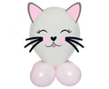 dekoracija balionai katinas katinėlis