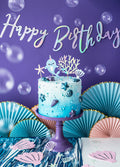 gimtadienio torto kekskukų papuošimai jūros tema