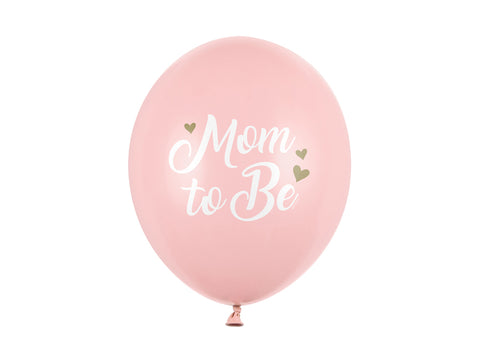 Balionų rinkinys rožinis "Mom to be"
