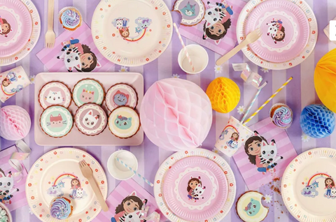 gabbys dollhouse gabes leliu namai serveteles gimtadieniui dekoracijos