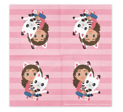 gabbys dollhouse gabes leliu namai serveteles gimtadieniui dekoracijos