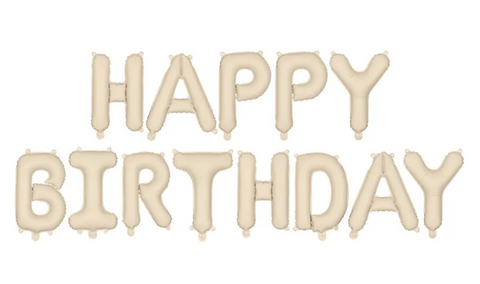 Birthday balloon ribbon "Happy birthday"