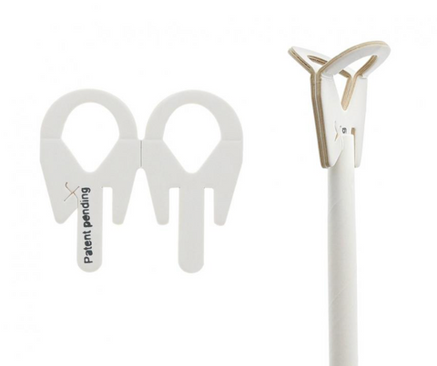 Medinės popierines balionų lazdelės su popieriniu laikikliu šventėms balionu laikikliai pagaliukai balionams