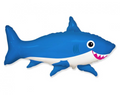 ryklys balionas helio balionai baby shark juros tema svente gimtadienis dekoracijos