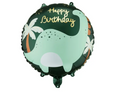 Brontosaurus Happy Birthday dinozauras folinis balionas vaikų gimtadieniui