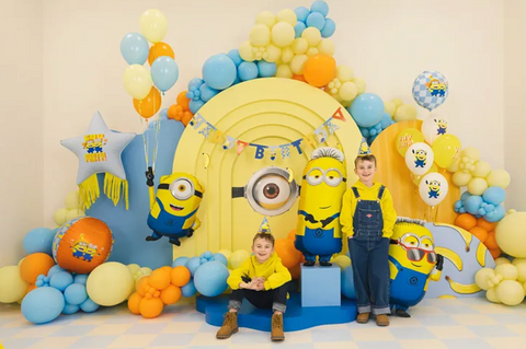 Minions Yay Party balionų rinkinys 6 vnt.
Minions vakarėlio dekoracijos – balionai su spauda