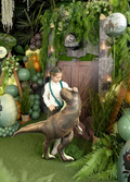Jurassic World T-Rex folinis balionas 98 cm
Rudas T-Rex dinozauro formos balionas
Dinozaurų tematikos gimtadienio dekoracija