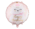 Folinis balionas Kačiukas Happy Birthday 35 cm
Apvalus kačiuko balionas su užrašu Happy Birthday
Kačių tematikos gimtadienio folinis balionas