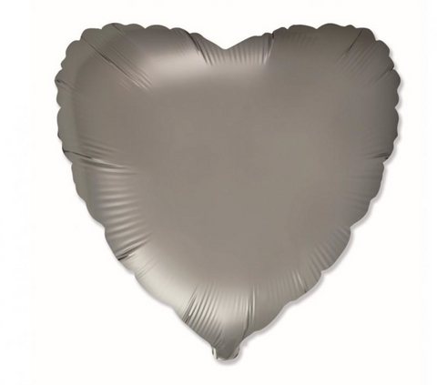 matine sidabrine sirdele helio balionas