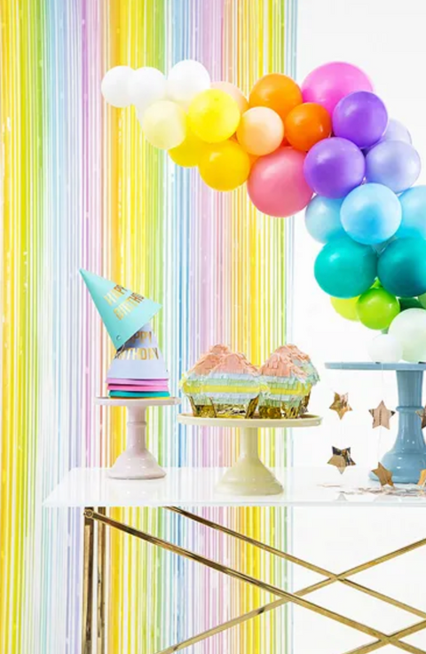 Dekoracinė užuolaida "Lietutis" (įvairios spalvos ir dydžiai)